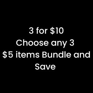3 for $10 Bundle Offer